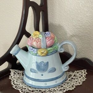 Floral Watering Can Teapot